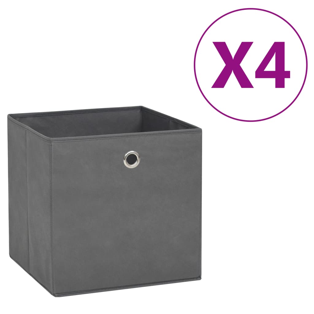 storage boxes, 4 pcs. Non-woven fabric, 28x   storage boxes